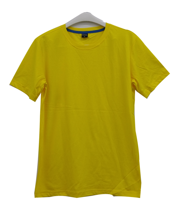 เสื้อยืดคอกลมสีเหลือง C1011